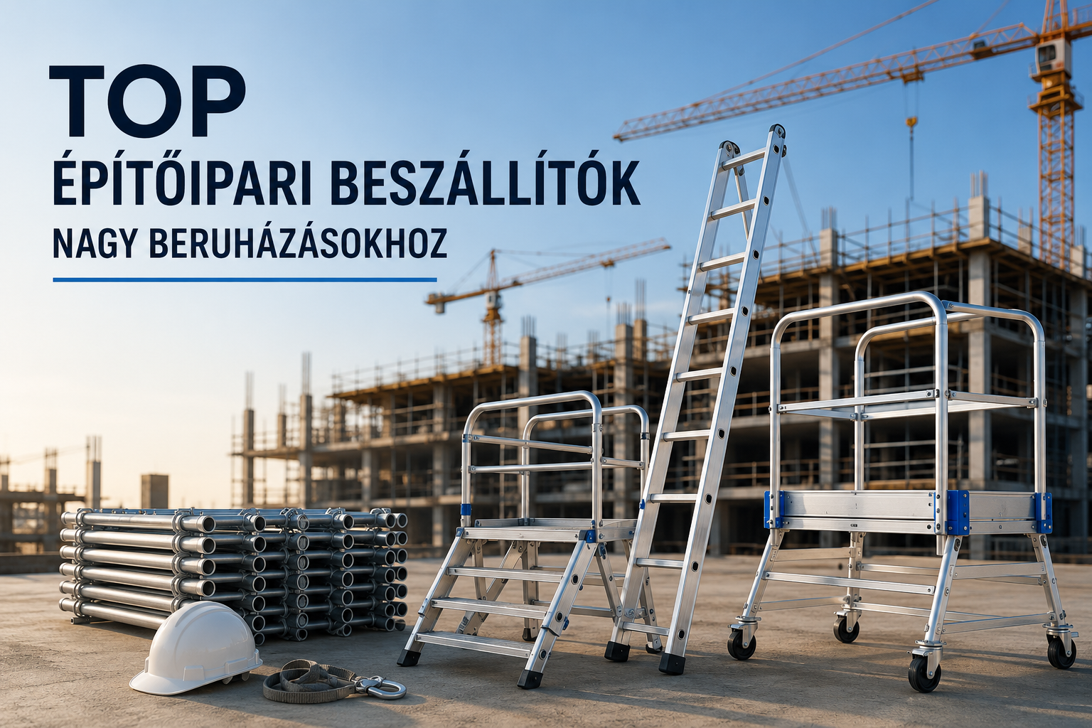 Top építőipari cégek nagy beroházások