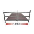Kép 5/8 - BÉRELHETŐ Krause Lépcsős Gurulóállvány Munkamagasság:6,5m  (12.000 Ft+Áfa/nap)