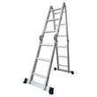 Kép 1/5 - Fieldmann összecsukható univerzális 4x3  fokos létra