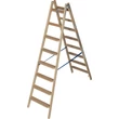 Kép 1/4 - Krause Stabilo Lépcső-/Létrafokos Két Oldalon Járható Fa Létra 3,50m