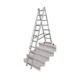 Kép 1/8 - Krause Corda Sokcélú Létra 3x8 Fokos Lépcsőfunkcióval