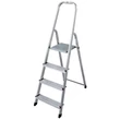 Kép 1/6 - Krause Corda Alu Háztartási Létra 4 Fokos