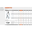 Kép 5/5 - Krause MONTO 2x4 Lépcsőfokos két oldalon járható létra (Dopplo) 2,40m
