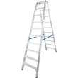 Kép 2/5 - Krause Stabilo Két Oldalon Járható Lépcsőfokos Állólétra 2X10 Fokos