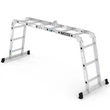 Kép 1/6 - Cagsan QUADRO Univerzális létra 4x3 fokos (Munkamagasság: 3 - 4,3m)