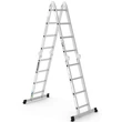 Kép 2/6 - Cagsan QUADRO Univerzális létra 4x5 fokos (Munkamagasság: 4 - 6,3m)   