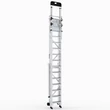 Kép 7/9 - Cagsan KEY-PRO Összecsukható platform létra 12+1 fokos ( Munkamagasság: 5,2m) 