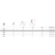 Kép 2/7 - Cagsan KEY-PRO Összecsukható platform létra 4+1 fokos ( Munkamagasság: 3,2m) 