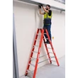 Kép 5/11 - CAGSAN FIBERO - üvegszálas létra 2x4 fokos (Munkamagasság: 2,2m)