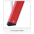 Kép 8/11 - CAGSAN FIBERO - üvegszálas létra 2x4 fokos (Munkamagasság: 2,2m)