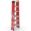 Kép 3/11 - CAGSAN FIBERO - üvegszálas létra 2x6 fokos (Munkamagasság: 2,7m)