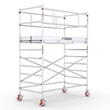 Kép 1/16 - Cagsan Protube L 240 cm sorozat - Dupla széles gurulóállvány Munkamagasság: 4,3m
