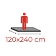 Kép 4/16 - Cagsan Protube L 240 cm sorozat - Dupla széles gurulóállvány Munkamagasság: 4,3m