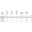 Kép 4/17 - Cagsan Protube L 240 cm sorozat - Dupla széles gurulóállvány Munkamagasság: 6,4m