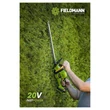 Kép 7/8 - Fieldmann Akkumulátoros sövényvágó FZN 70205-0