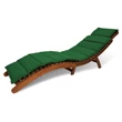 Kép 1/4 - Fieldmann Napozóágy párna- zöld színű