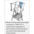 Kép 11/17 - Krause SKYMATIC egy oldalon járható lépcsőfokos teleszkópos létra dobogóval (Munkamagasság: 3,30m-4,35m)