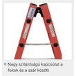 Kép 9/11 - Krause Stabilo Műanyag Két Oldalon Járható Létra 2X14 Fokos (Munkamagasság: 5,20m)