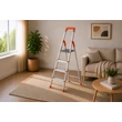 Kép 1/3 - "Gréta" 3+1 (4 fokos) fokos egy oldalon járható háztartási létra (Munkamagasság: 2.8 m)