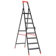 Kép 1/4 - Wonder 7+1 fokos egy oldalon járható háztartási létra  (Munkamagasság: 3.58 m)