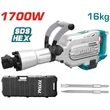 Kép 2/7 - TOTAL Tools Bontókalapács 1700W, SDS Hex 30mm/1400bpm /45J / INDUSTRIAL