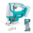 Kép 1/8 - TOTAL Tools Akkus Dekopírfűrész 2400rpm/20V/2.0Ah-7.5Ah/P20S/ INDUSTRIAL (akkumulátor nélkül)