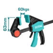 Kép 5/7 - TOTAL Tools Egykezes szorító 450 mm / 60kg / INDUSTRIAL