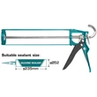 Kép 7/7 - TOTAL Tools Kinyomópisztoly 230 mm