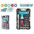 Kép 7/7 - TOTAL Tools 24 db T-nyelű csavarhúzó készlet