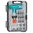 Kép 2/7 - TOTAL Tools 24 db T-nyelű csavarhúzó készlet