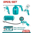 Kép 7/7 - TOTAL Tools 5 darabos sűrített levegős szerszámkészlet 12Bar/4Bar