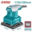 Kép 2/5 - TOTAL Tools Vibrációs csiszoló 320W, 14000rpm / INDUSTRIAL