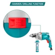Kép 7/9 - TOTAL Tools Vezetékes ütvefúró 1010W, 2800rpm/13mm/44800 bpm/ INDUSTRIAL
