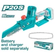 Kép 2/5 - TOTAL Tools Akkus mini láncfűrész 150mm, 20V/2.0Ah-7.5Ah/P20S / INDUSTRIAL (akkumulátor nélkül)