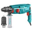 Kép 2/6 - TOTAL Tools Fúró-vésőkalapács 800W kiegészítő tartozékkal SDS Plus/4000bpm/14mm/2,5J
