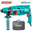 Kép 3/9 - TOTAL Tools Fúró-vésőkalapács 800W, SDS Plus/4000bpm/14mm/2,5J