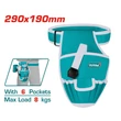 Kép 2/2 - TOTAL Tools Övtáska fúrógéphez 290x190mm / 8kg