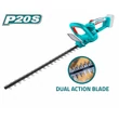 Kép 2/7 - TOTAL Tools Akkus sövénynyíró olló 2800spm/460mm/20V/2.0Ah-7.5Ah/P20S (akkumulátor nélkül) 