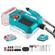 Kép 3/3 - TOTAL Tools Akkus csiszológép 20V/33000rpm/P20S (SET Akkumulátor 1x2Ah, Charger, Töltő) 