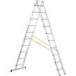Kép 1/7 - Zarges Skymaster DX - peremezett, több célú létra 3x11 fok