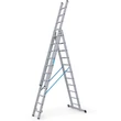 Kép 2/7 - Zarges Skymaster DX - peremezett, több célú létra 3x11 fok