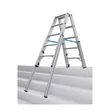 Kép 1/2 - Krause Stabilo Teleszkópos lépcsőfokos két oldalon járható létra 2X5 Fokos