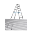 Kép 1/2 - Krause Stabilo Teleszkópos lépcsőfokos két oldalon járható létra 2X8 Fokos
