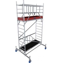 Krause Monto Protec XS Összecsukható Gurulóállvány Munkamagasság: 4,8m