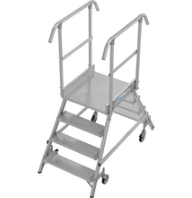 Krause STABILO Professional gurítható dobogó, két oldalon járható, 2x4 fokos