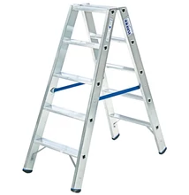 Krause Stabilo Két Oldalon Járható Lépcsőfokos Állólétra 2X5 Fokos