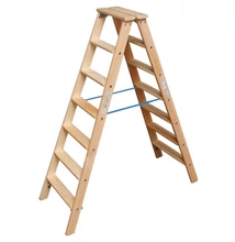 Krause Stabilo Lépcsőfokos Két Oldalon Járható Fa Létra 3,10m