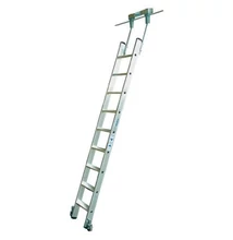 Nagyobb kép Krause Stabilo Lépcsőfokos Polclétra T-Vezetősínnel 10 Fokos