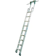 Krause Stabilo Lépcsőfokos Polclétra Cső Vezetősínnel 6 Fokos