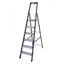 Krause Monto Securo Lépcsőfokos Állólétra, Eloxált 7 Fokos